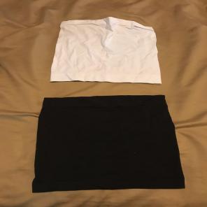 White And Black Belly Bands