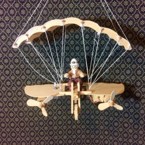 Retro Flying Machine Toy