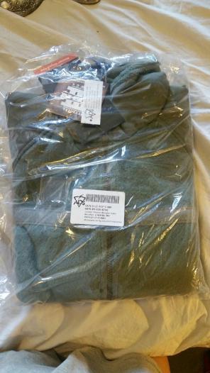Womens Medium Military Fleece Jacket