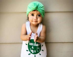 Mint Top Knot
