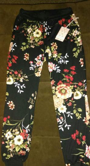 Beautiful silky flower sweats