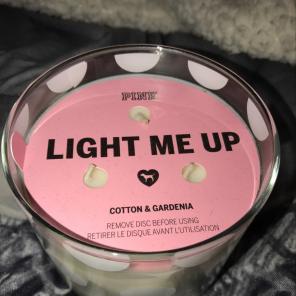 PINK Light Me Up Candle