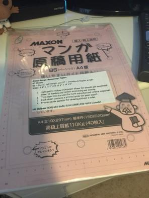 Maxon Manga Art Comic Sheets