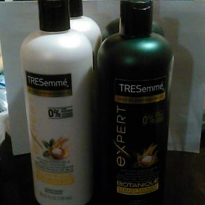 3 Tresmme shampoo and 3 conditioner