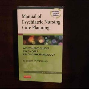 Manual of psychiatric nursing care plan