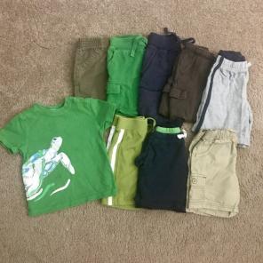 2T Shorts Bundle Plus 2T Top