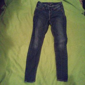 Silver jeggings W27 L31