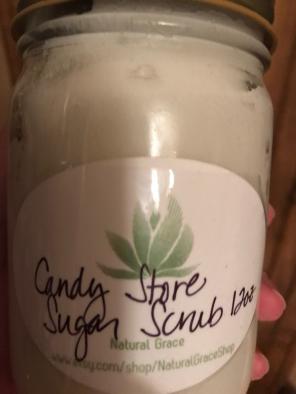 Organic Candy Store Sugar Scrub 12 Oz