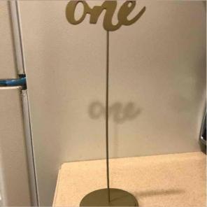 Table numbers 1-24