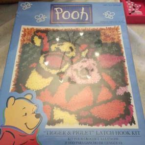 Caron Pooh latch hook piglet tigger new