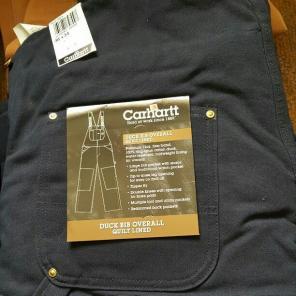 CARHART INSULATED DUCK BIBS sz 34x32