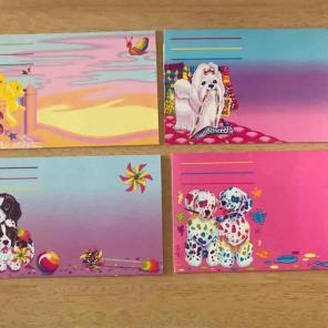 Vintage Lisa Frank Puppies Postalettes