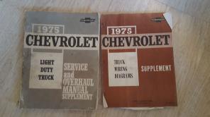 1975 Light Duty Truck Service Manuals