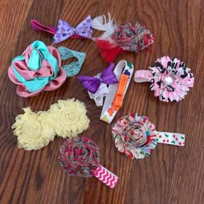 Handmade baby bows - premie and newborn