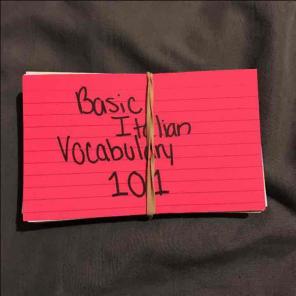 Learn Basic Italian Vocabulary (index)