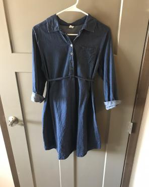 Old Navy Jean Maternity Dress