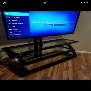 Glass Entertainment Stand