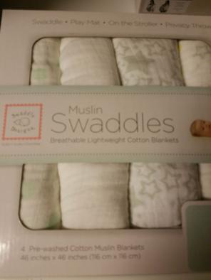 Muslin swaddle set