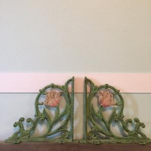 Victorian Cast Iron Shelf Brackets