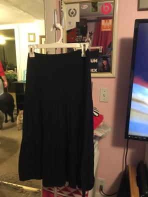 Western Style Black Skirt