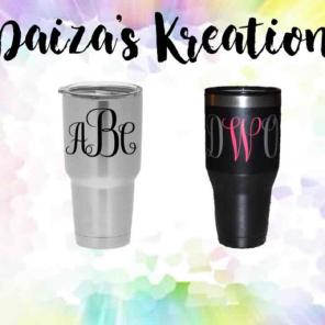 Personalized Monogram Tumblr