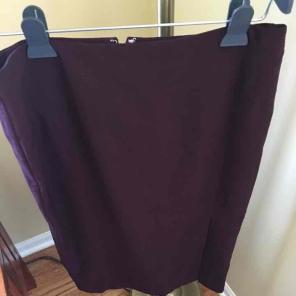New York and company purple skirt 6