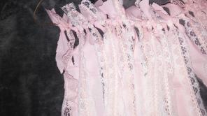 Pink and lace 4 foot banner