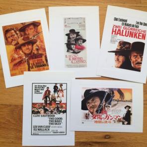 (5) Good Bad And Ugly Promo Cards NEW