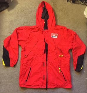 Marlboro Trench Jacket Size Large Vtg