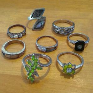 Sterling ring lot :)