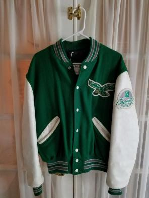 80's DeLong eagles varsity jacket