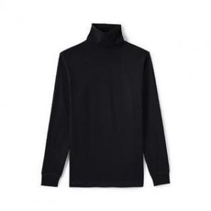 Men Lands' End Super T Turtle Neck