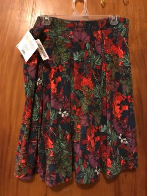 Lularoe Floral Madison Skirt 2XL