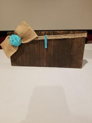 Homemade picture holder