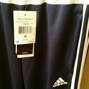 Youth Adidas warm ups