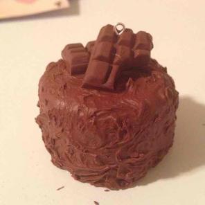 CHOCOLATE CAKE FROM POLYMER CLAY