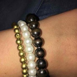 Pearl Bracelet Set