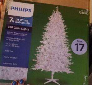 New White Christmas Tree