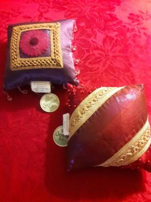 Decorative small pillows