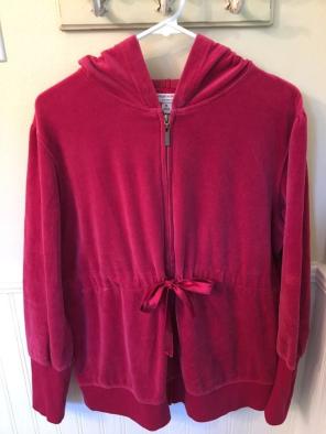 Liz Lange Maternity Velour Jacketw/hood