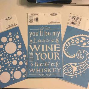 Craft Stencils set of 3 (6" x 9")