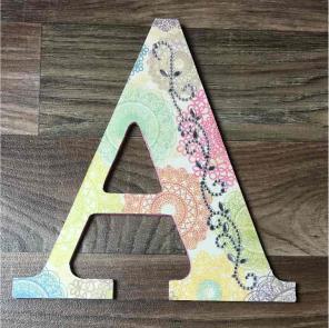A Letter Handmade Wall Decor