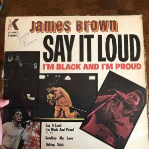 Say It Loud James Brown Signed