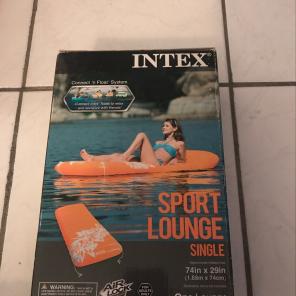 Intex Single Sport Lounge Orange