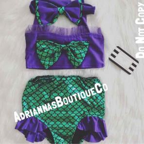 Mermaid Princess BRAND NEW 3/Piece