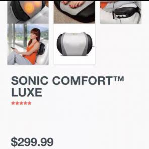 Sonic Comfort Luxe Massager Back Neck