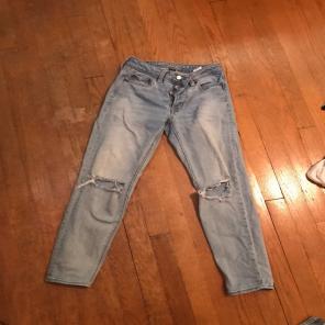 vintage hi rise jeans