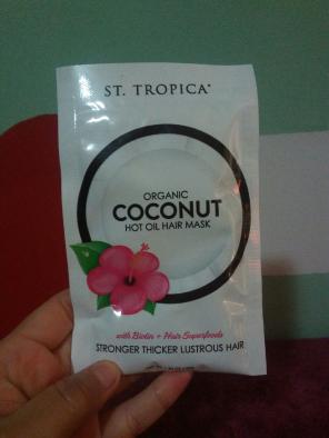 Coconut hot oil hair mask