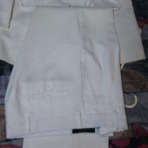 All white suite (Lucci)+ White tie