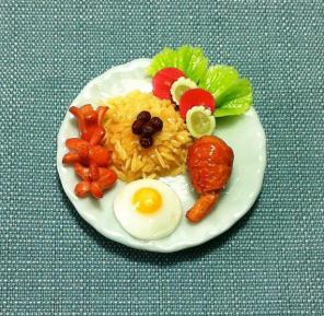 New Miniature Fried Rice Chicken Leg